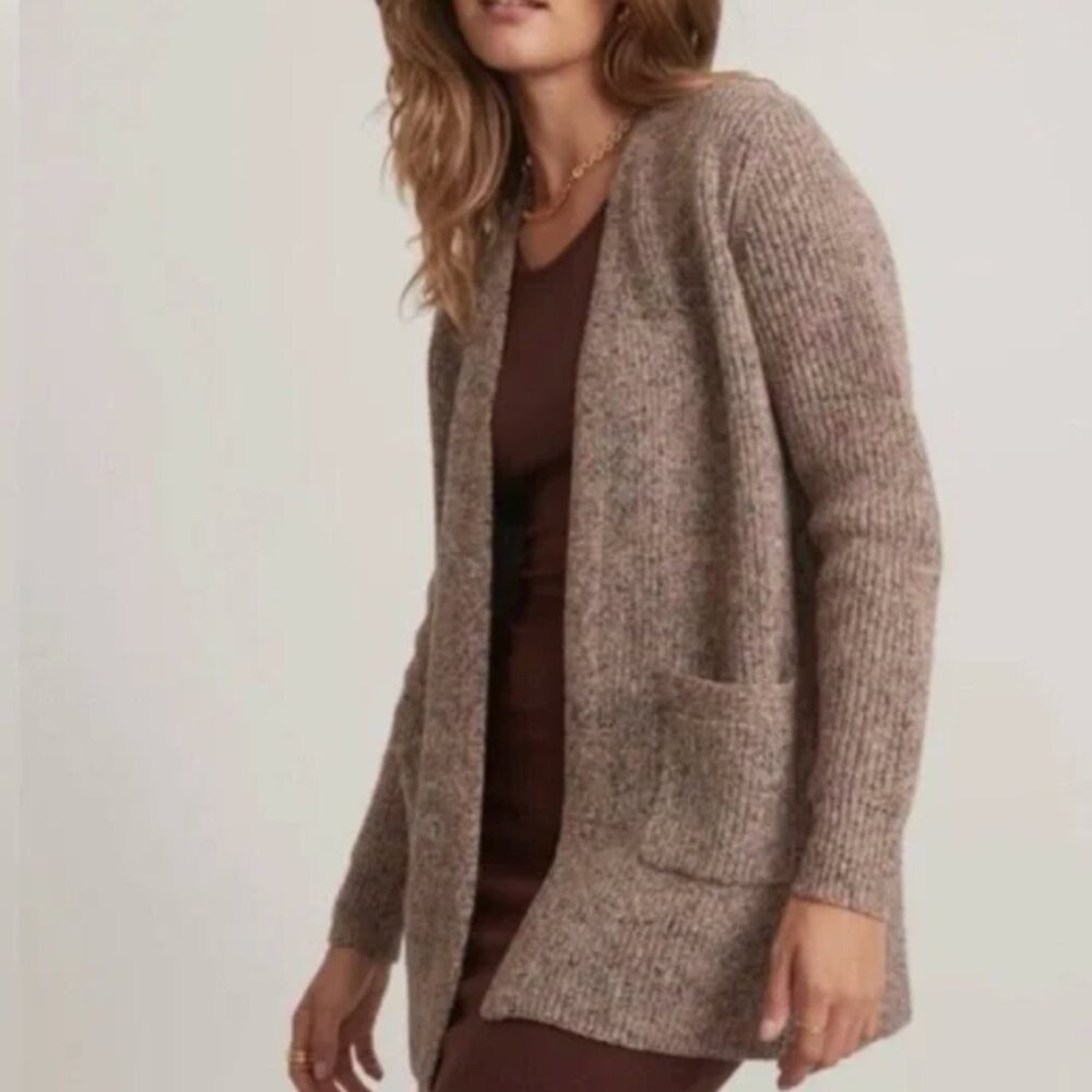 Marine Layer Cabin Rainbow Marl Knit Cozy Cardigan with Pockets Women's size XS